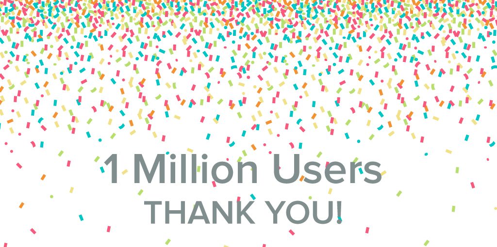 Wideo Reaches 1 Million Users—THANK YOU!