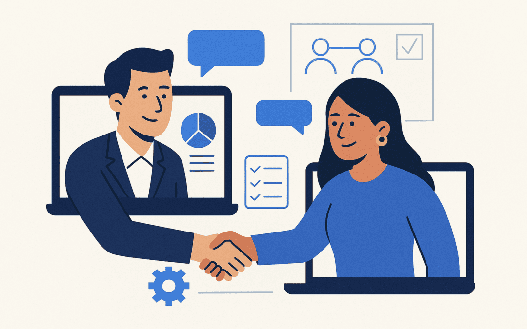 Partner collaboration videos through automation for tech firms