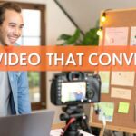 Man recording promotional video in creative office – why smart businesses use promotional videos